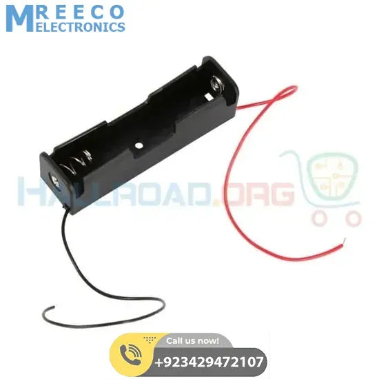 1x 18650 Battery Cell Holder - Front View