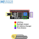 PCF8574 IIC I2C Serial Interface Adapter Module IIC I2C LCD Module - Side View