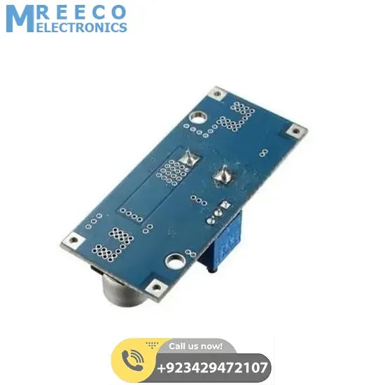 Adjustable DC To DC Step Down 5A Buck Converter With Heatsink XL4015 - Side View