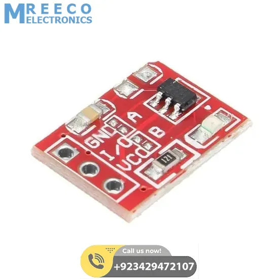 TTP223 Touch Sensor Module Touch Sensor for Arduino and Raspberry pi - Side View