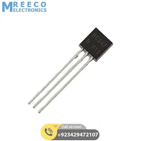 BC547 NPN Transistor In Pakistan - Front View