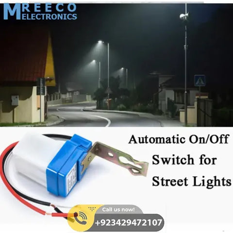 Automatic Light Control Sun Switch LDR In Pakistan AS-10-220 Day Night Sensor Switch - Front View