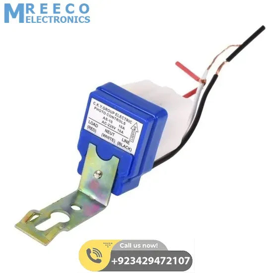 Automatic Light Control Sun Switch LDR In Pakistan AS-10-220 Day Night Sensor Switch - Top View