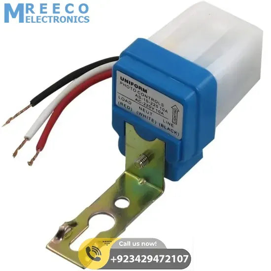 Automatic Light Control Sun Switch LDR In Pakistan AS-10-220 Day Night Sensor Switch - Bottom View