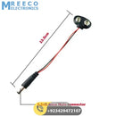 9V Battery Snap Connector to DC Male Power Adapter Cable for Arduino - Side View