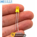 5mm Yellow LED Light Emitting Diode - Front View