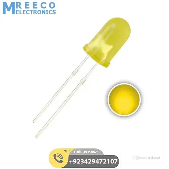 5mm Yellow LED Light Emitting Diode - Side View