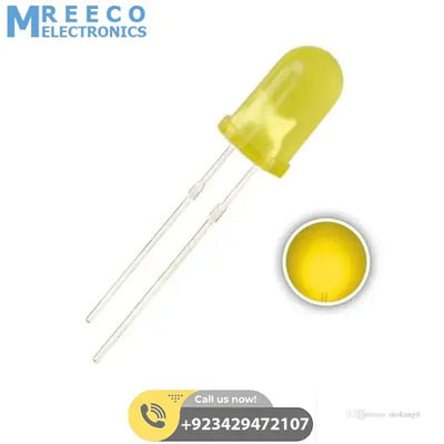 5mm Yellow LED Light Emitting Diode - Side View