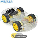 Imported Original 4WD Smart Robot Car Chassis Kit For Arduino - Back View