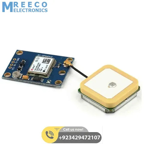 GPS module Neo6m V2 U blox - Front View
