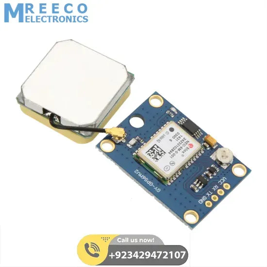 GPS module Neo6m V2 U blox - Back View