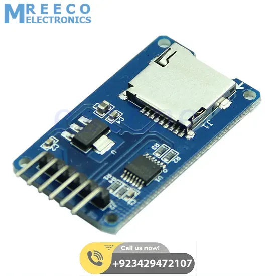 Arduino SD Card Reader Module In Pakistan - Front View
