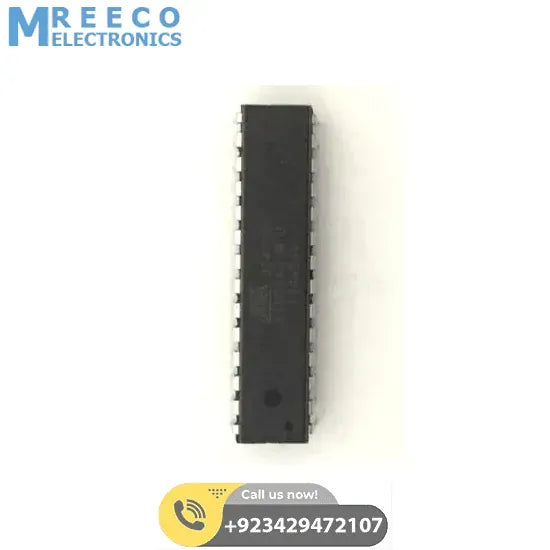 Original ATMEGA328 28 Pin ATMEGA328P-PU Microcontroller - Back View