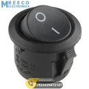 KCD-107 SPST Round Rocker Switch Button - Side View