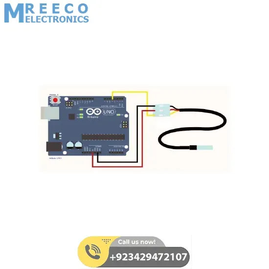 Waterproof DS18B20 Temperature Sensor - Bottom View
