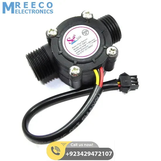 YF-S201 Arduino Water Flow Sensor Water Measurement Sensor in Pakistan - Front View
