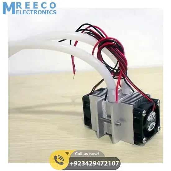 DIY kits Thermoelectric Peltier Refrigeration Cooling System Water cooling+ fan+ 2pcs TEC1-12706 Coolers - Bottom View