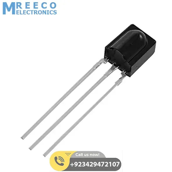 Arduino IR Receiver 3 Pin 38khz Receiver - Side View