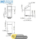 Original Finger Print Sensor R307 Optical Finger Print Scanner Reader Module - Bottom View