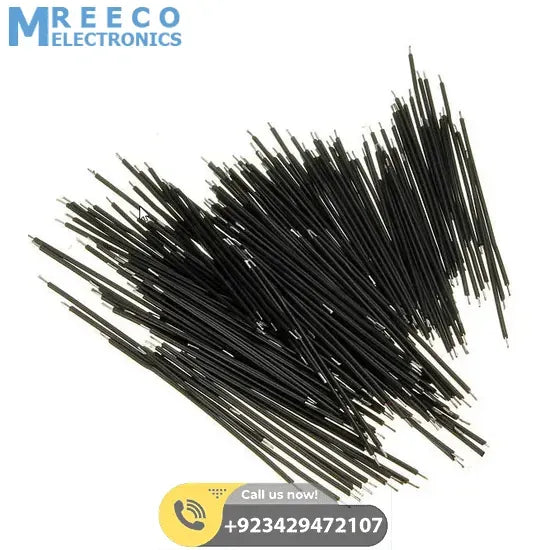 Vero Board Breadboard Jumper Cable Dupont Wire Electronic Wires Black Red Color - Back View