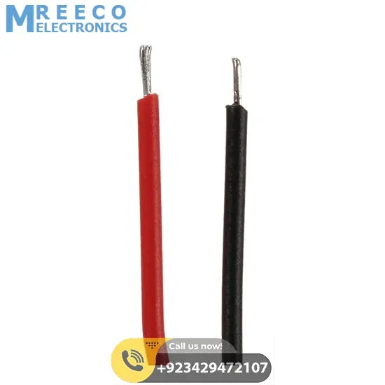 Vero Board Breadboard Jumper Cable Dupont Wire Electronic Wires Black Red Color - Top View