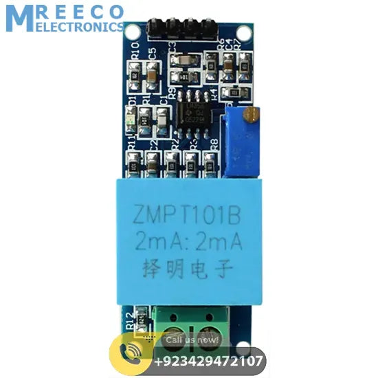 ZMPT Single Phase AC Voltage Sensor In Pakistan - Side View
