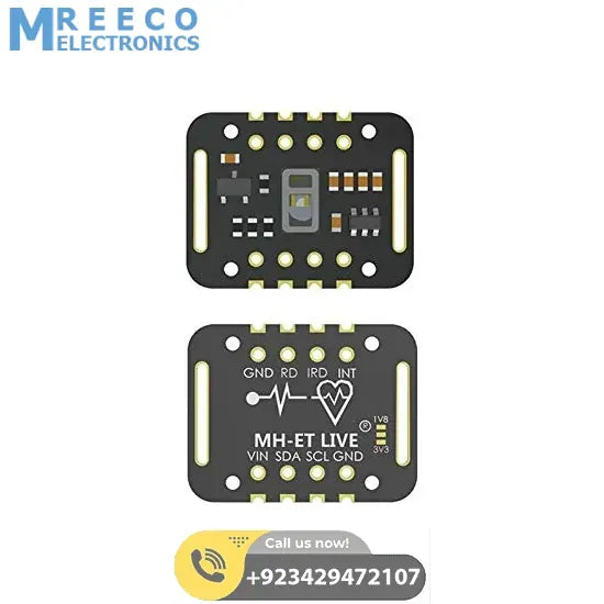 SPO2 MAX30102 Blood Oxygen Concentration Sensor PPG Sensor - Side View