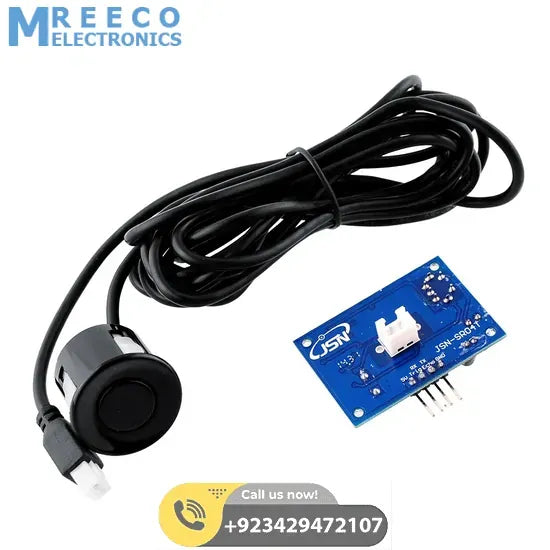 AJ-SR04M v3.0 Waterproof Ultrasonic Distance Sensor - Side View