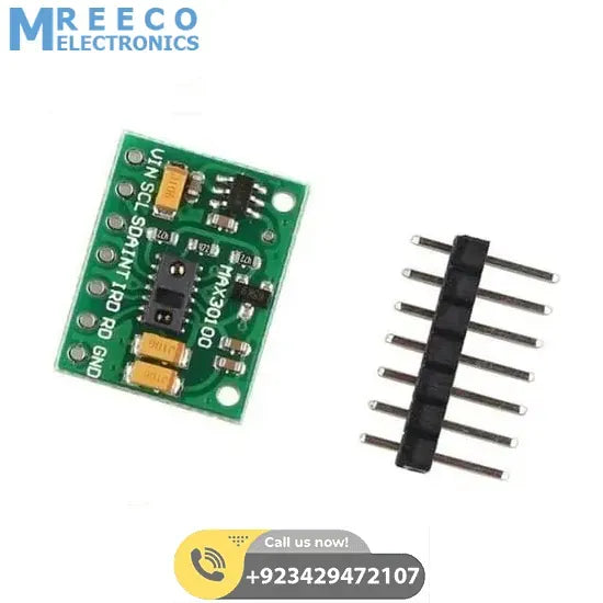 SPO2 Pulse Oximeter Heart Rate Sensor Module MAX30100 PPG Sensor - Front View