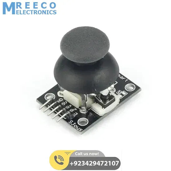 Dual Axis XY Analog Joystick Module KY 023 2 Axis PS2 Joystick Control Lever Breakout Sensor - Front View