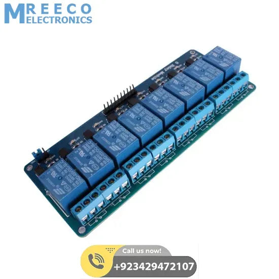 5V 8 Channel Relay Module Relay Board Relay Arduino Relay Module - Front View