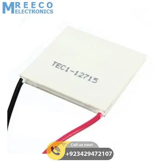 Thermoelectric Cooler Peltier Module TEC1-12715 12VDC 15A Cooling Refrigeration Plate - Side View