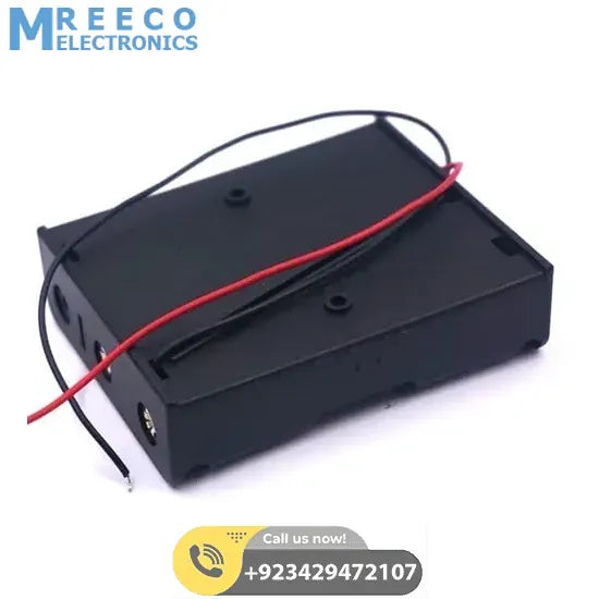 3x 18650 Battery Cell Case Holder - Side View