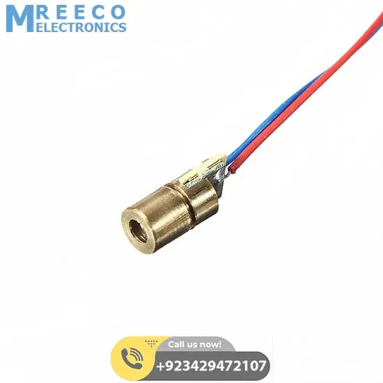 650nm 6mm 3V 5mW Laser Dot Diode Laser Diode - Front View
