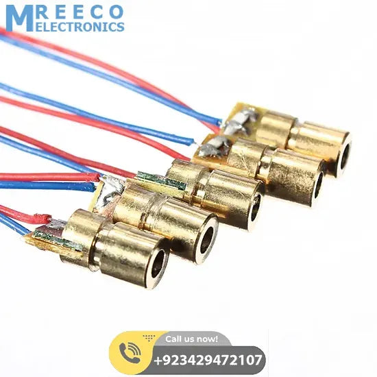 650nm 6mm 3V 5mW Laser Dot Diode Laser Diode - Back View