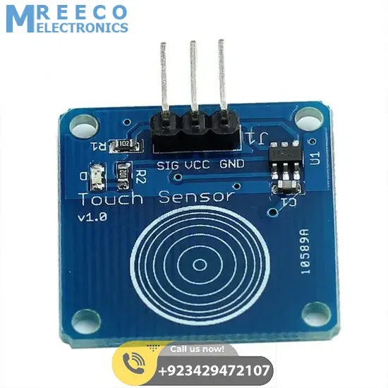 TTP223B Capacitive Touch sensor Module In Pakistan - Back View