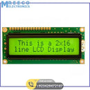 Green Color 1602 Character LCD Display 16x2 LCD Display - Side View