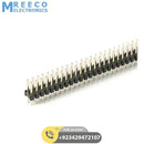 Dual Row Male Header 0.1 Inch 40+40 Pin Break Away - Side View
