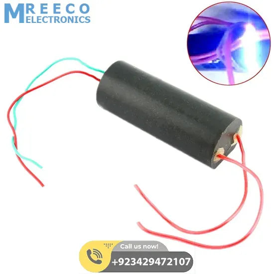 DC3V- 6V To 400KV Boost Step-up Module High-Voltage Generator Arc Ignition Coil - Front View