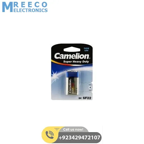Camelion 9V Battery Super Heavy Duty - Side View