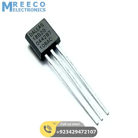 Temperature Sensor DS18B20 - Front View
