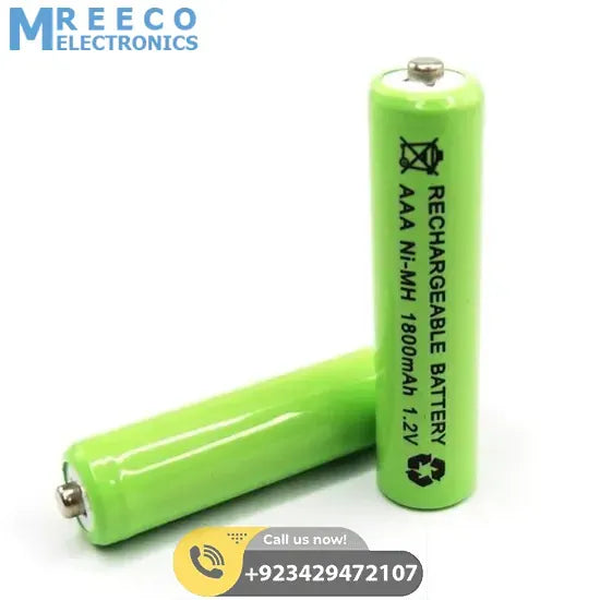 1PCS AAA Ni-MH 1.2 V Rechargeable Battery AAA 1000mAh Battery Rechargeable Batteries Ni-MH Battery - Front View