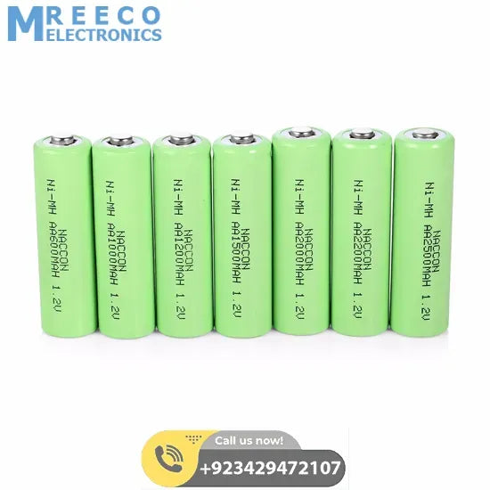 Ni-MH AA 1.2V 1000mAh Rechargeable Battery - Front View