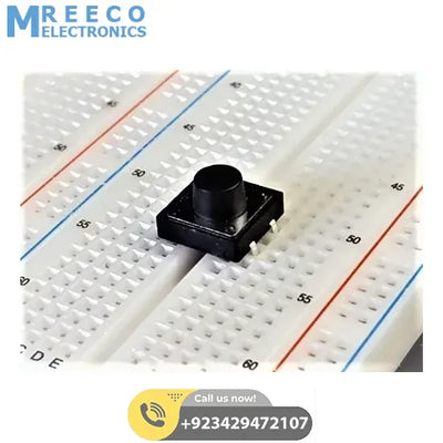 12x12x7.5mm Tactile Push Button Switch - Side View