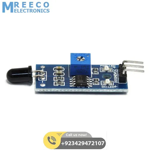 IR Flame Sensor Module in Pakistan - Front View