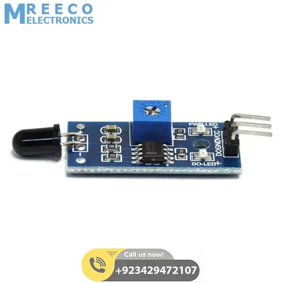 IR Flame Sensor Module in Pakistan - Front View