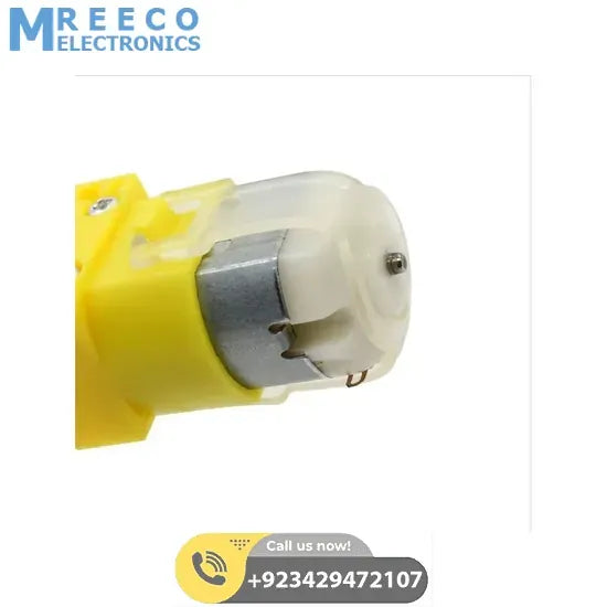 DC3V 6V DC Gear Motors In Pakistan - Side View
