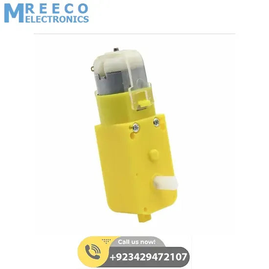 DC3V 6V DC Gear Motors In Pakistan - Back View