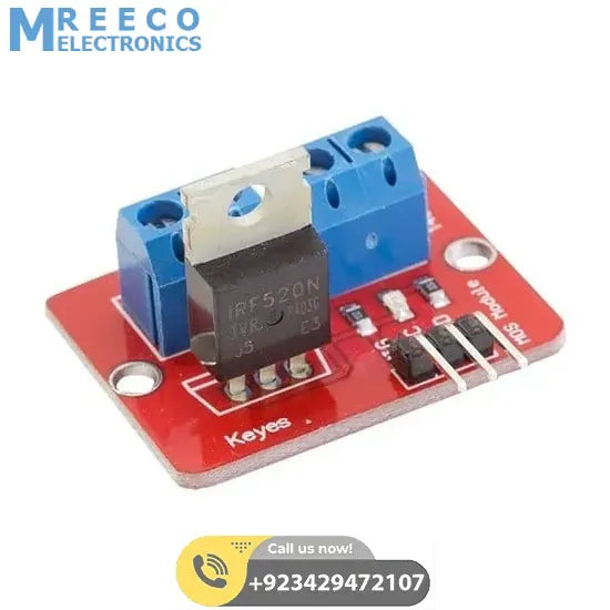 IRF520 MOSFET Driver Module For Arduino - Front View