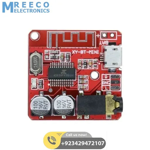 MP3 Bluetooth 4.1 5V Decoder Car Speaker Audio Stereo Amplifier Board Module - Front View